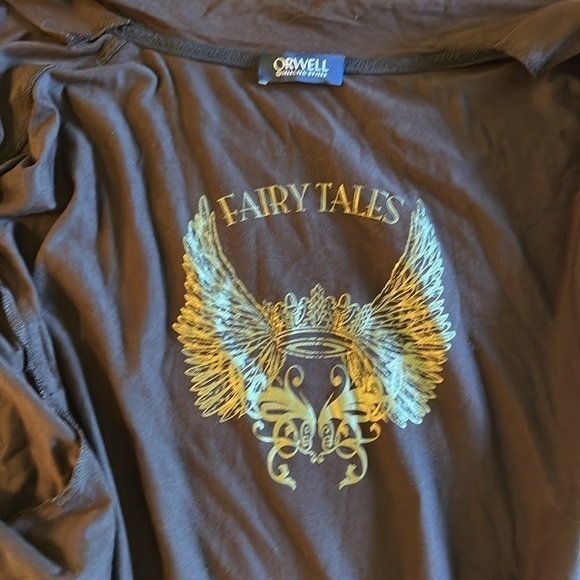 Orwell fairytale Sz 16 brown with black horizontal black stripes zip up jacket - Picture 2 of 9